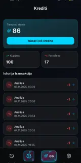 Ulet.io Credits Screen